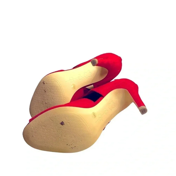 NEW!  JESSICA SIMPSON Eleya Red Sandal Size 8.5M - Picture 7 of 7